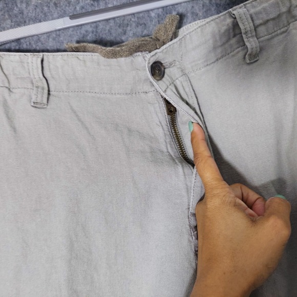 Lucky Brand Men Shorts 40 Linen Lightweight Pockets Drawstring Coastal Preppy - Picture 4 of 12